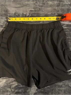 Gymshark Black Athletic Shorts with Subtle Logo